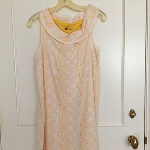 Yellow Embroidered Dress